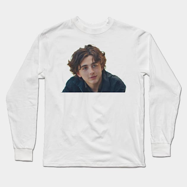 Thimotée Chalamet Long Sleeve T-Shirt by ghjura